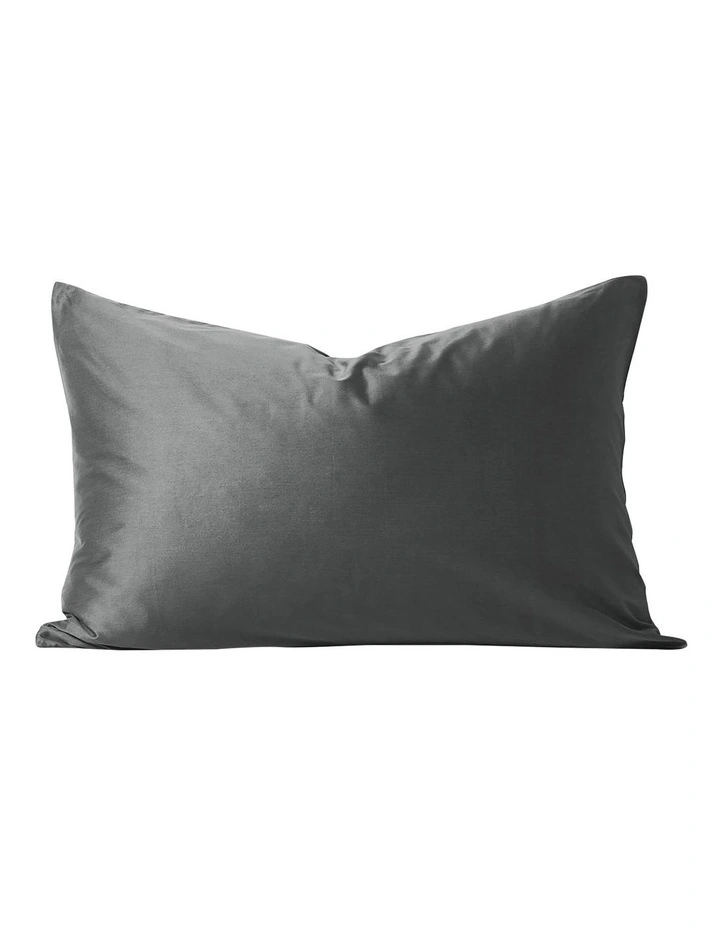 Aura Home Halo Organic Sateen Bedlinen Range In Shadow 5 Aura Home Halo Organic Sateen Bedlinen Range In Shadow - Image 3