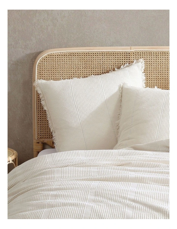Linen House Galicia Quilt Cover Set Vanilla 6 Linen House Galicia Quilt Cover Set Vanilla - Image 4