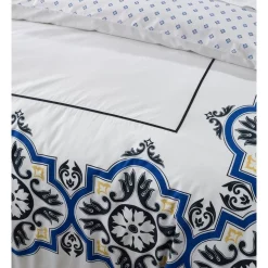 Alternative view of Heritage Giralda Quilt Cover Set In Indigo/White