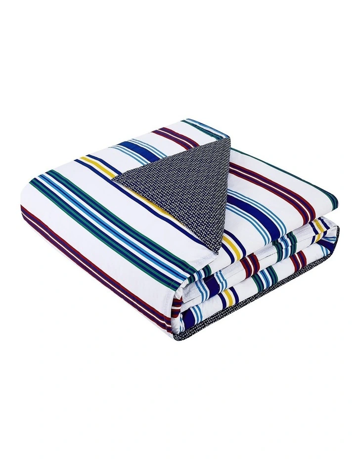 Tommy Hilfiger Multi Stripe Quilt Cover Set In Multi 5 Tommy Hilfiger Multi Stripe Quilt Cover Set In Multi - Image 3