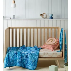 Emma Stenhouse Reef Cot Comforter In Multi