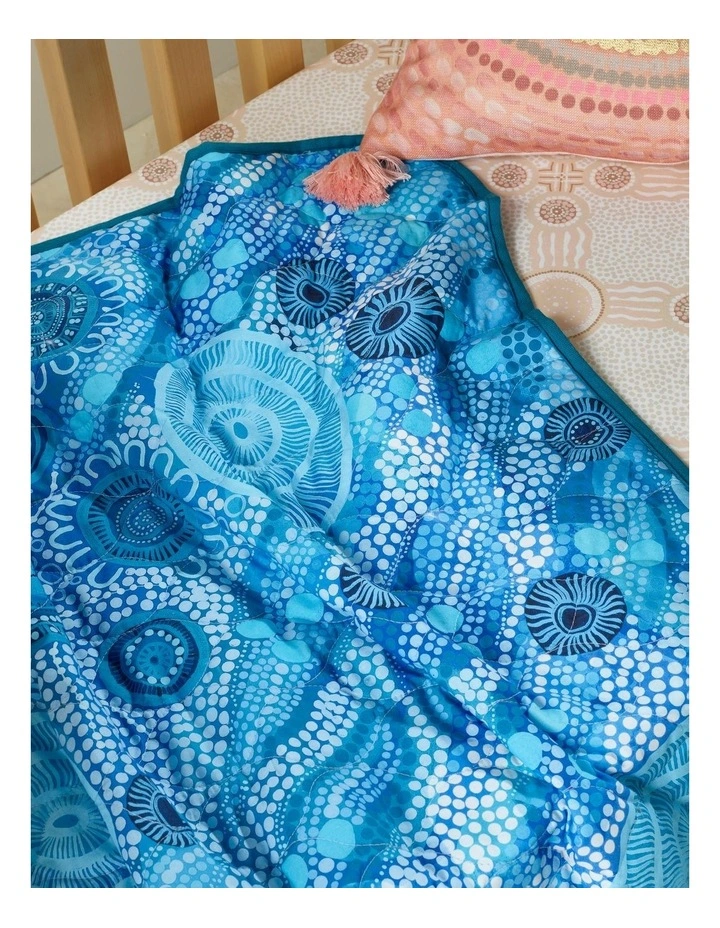 Emma Stenhouse Reef Cot Comforter In Multi 4 Emma Stenhouse Reef Cot Comforter In Multi - Image 2