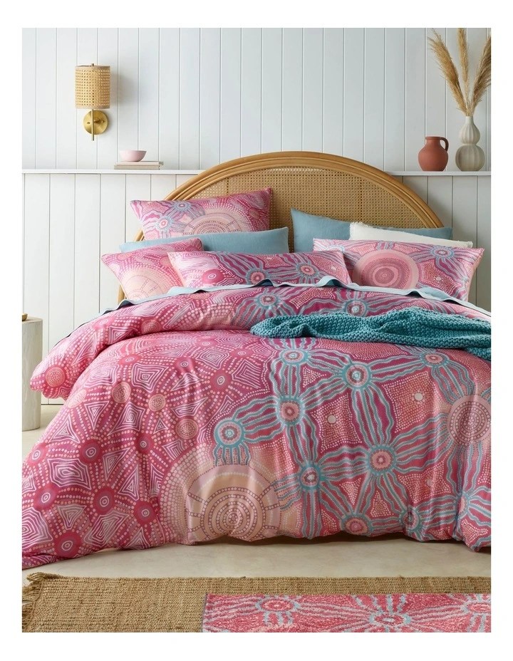 Emma Stenhouse Journeys And Connection Quilt Cover Set In Multi 3 Emma Stenhouse Journeys And Connection Quilt Cover Set In Multi