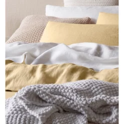 Australian House & Garden Sandy Cape Linen Quilt Cover Set In Yellow -Sheridan Sales Store unnamed file 30