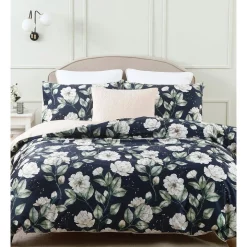 Martha Stewart Evoke Velvet Quilt Cover Set Dark Green 11 Martha Stewart Evoke Velvet Quilt Cover Set Dark Green -Sheridan Sales Store unnamed file 301