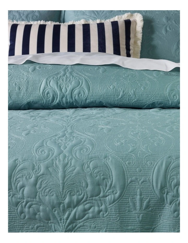 Heritage Everly Quilt Cover Light Blue 4 Heritage Everly Quilt Cover Light Blue - Image 2