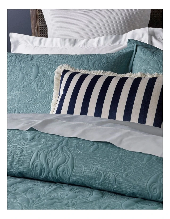 Heritage Everly Quilt Cover Light Blue 5 Heritage Everly Quilt Cover Light Blue - Image 3