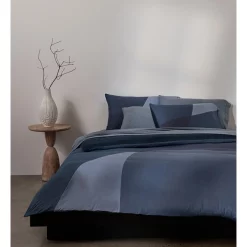 Calvin Klein Sculptural Block Quilt Cover In Dusk