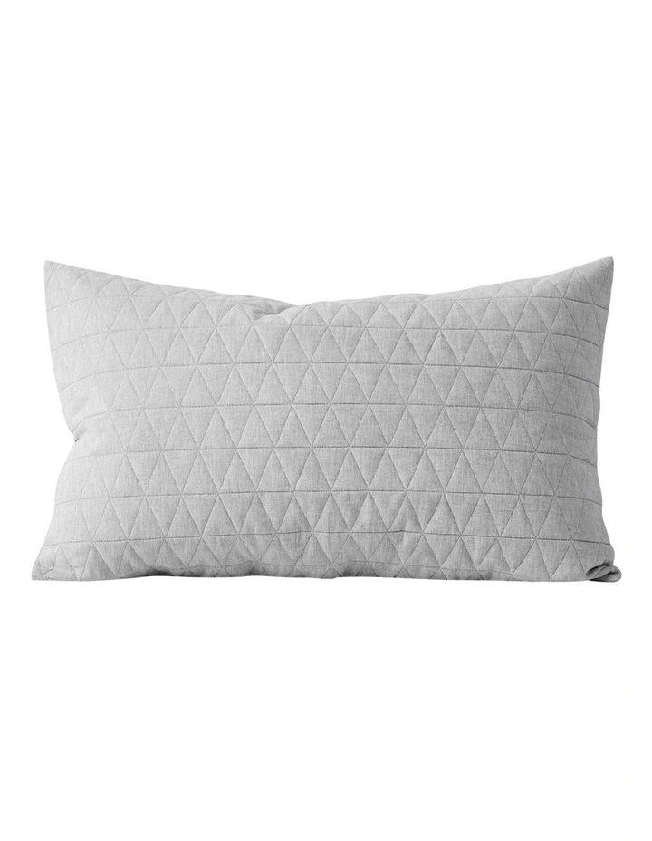 Aura Home Chambray Quilted Bedlinen Collection Dove 6 Aura Home Chambray Quilted Bedlinen Collection Dove - Image 4