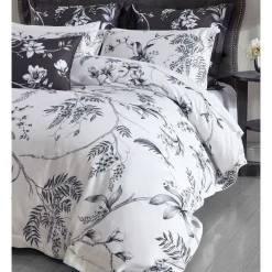 Alternative view of Grace By Linen House Ellison Quilt Cover Set White