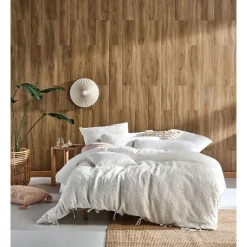 Linen House Abigail Quilt Cover Set In White