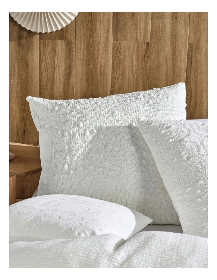 Linen House Abigail Quilt Cover Set In White 7 Linen House Abigail Quilt Cover Set In White - Image 5