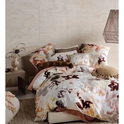 Linen House Symphony Quilt Cover Set Vanilla