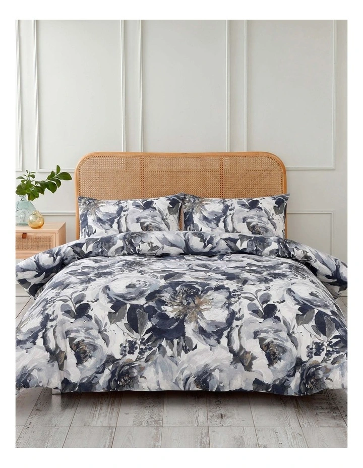 Martha Stewart Sienna Quilt Cover Set In Blue Multi 3 Martha Stewart Sienna Quilt Cover Set In Blue Multi