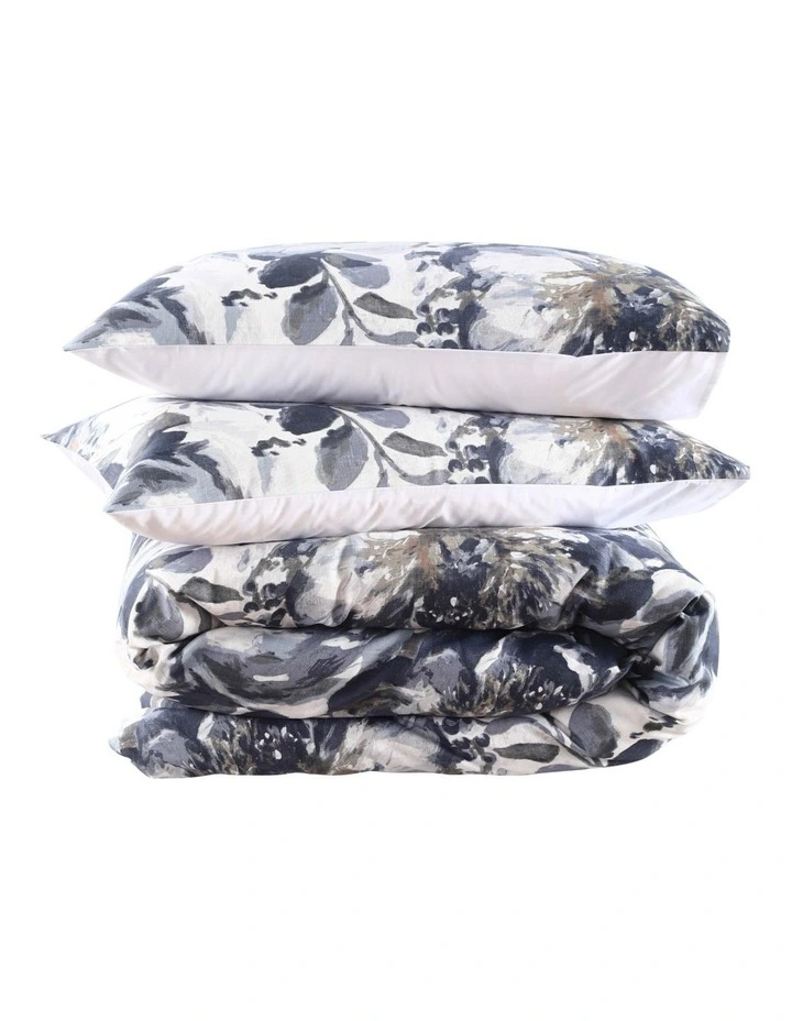 Martha Stewart Sienna Quilt Cover Set In Blue Multi 4 Martha Stewart Sienna Quilt Cover Set In Blue Multi - Image 2