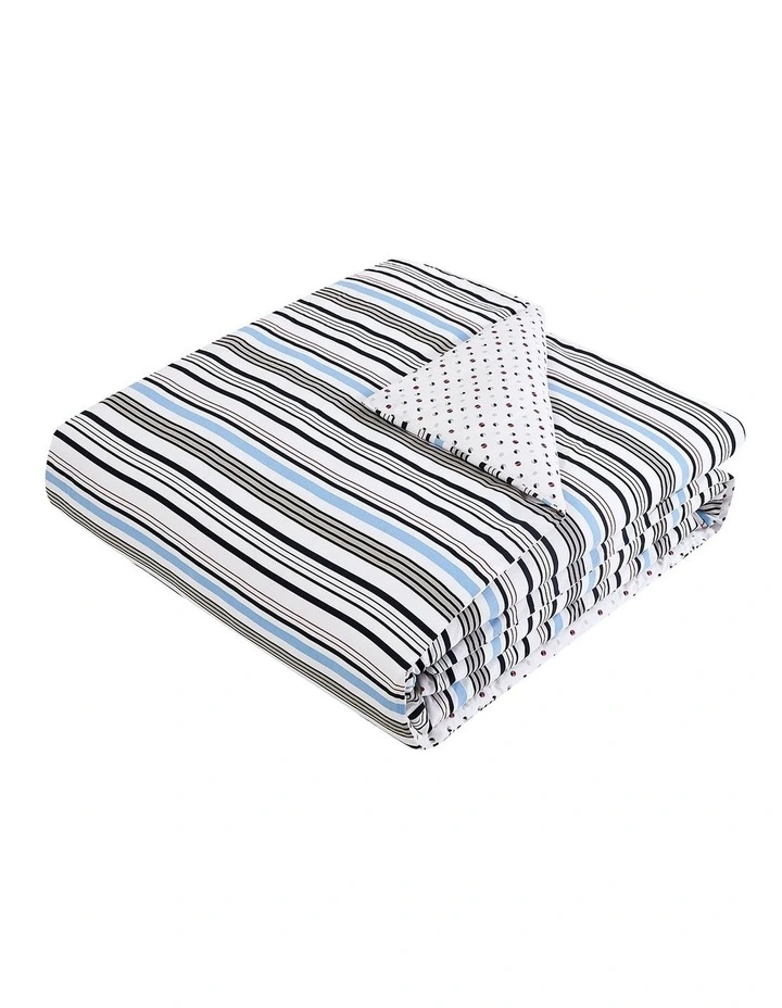 Tommy Hilfiger Tommy Mustique Stripe Quilt Cover Set 5 Tommy Hilfiger Tommy Mustique Stripe Quilt Cover Set - Image 3