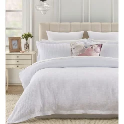 Heritage Eleonore Quilt Cover Set White