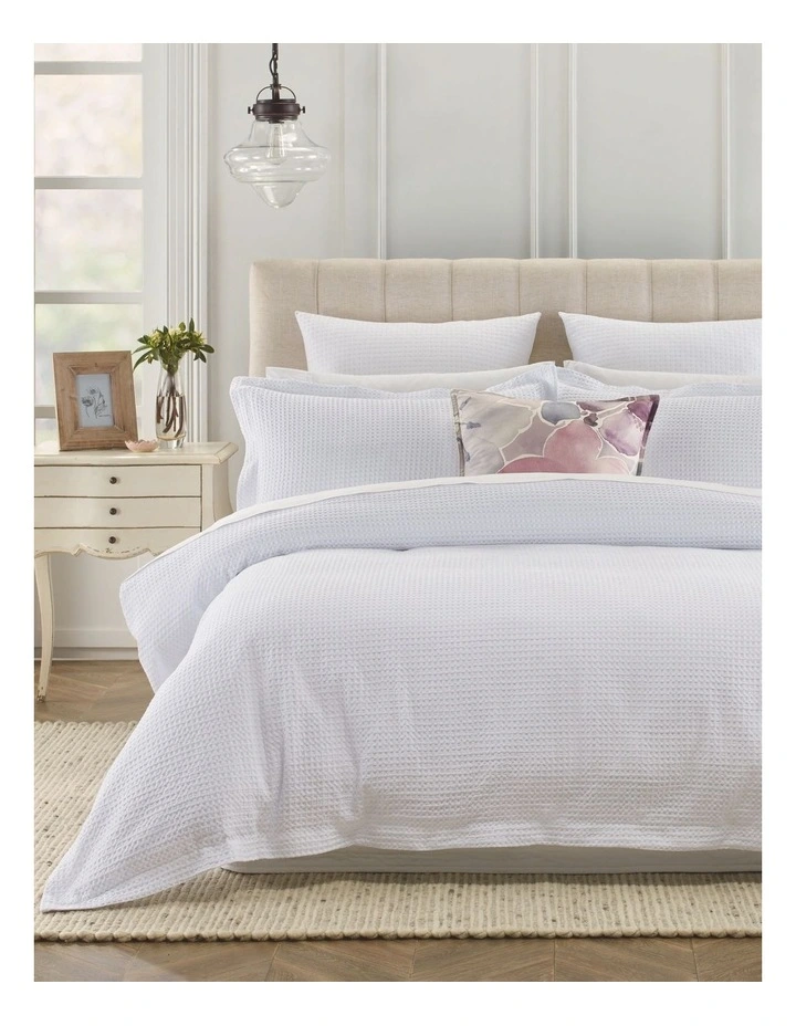 Heritage Eleonore Quilt Cover Set White 3 Heritage Eleonore Quilt Cover Set White