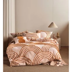 Linen House Ojai Quilt Cover Set Rose