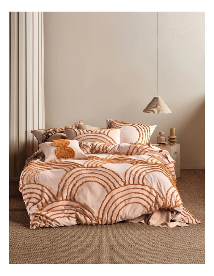 Linen House Ojai Quilt Cover Set Rose 3 Linen House Ojai Quilt Cover Set Rose