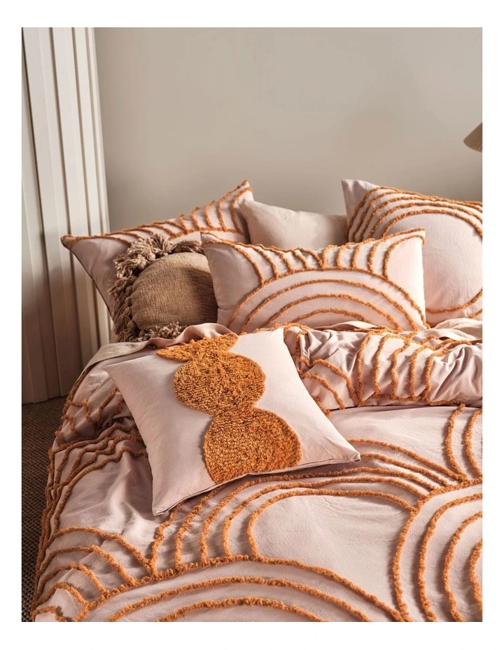 Linen House Ojai Quilt Cover Set Rose 4 Linen House Ojai Quilt Cover Set Rose - Image 2