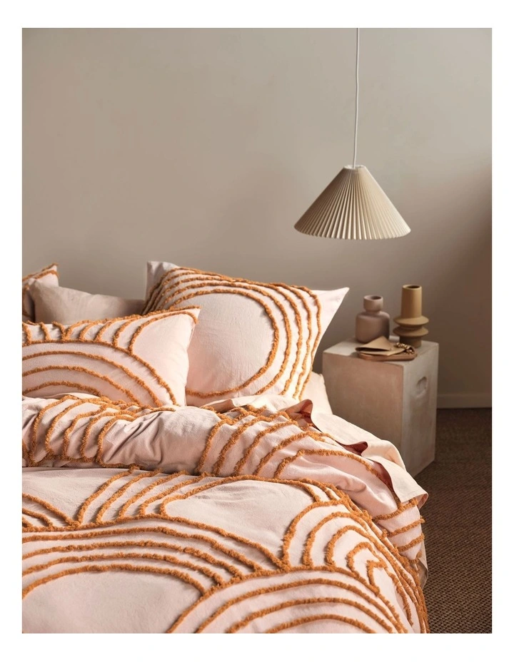 Linen House Ojai Quilt Cover Set Rose 8 Linen House Ojai Quilt Cover Set Rose - Image 6