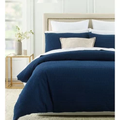 Heritage Eleonore Quilt Cover Set Navy