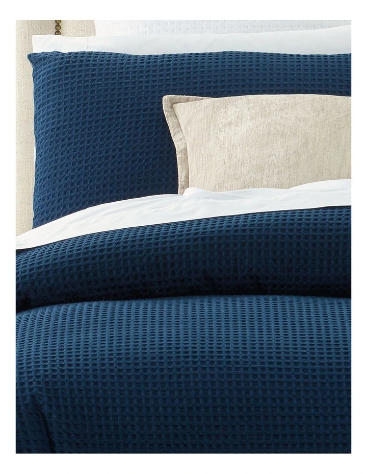Heritage Eleonore Quilt Cover Set Navy 4 Heritage Eleonore Quilt Cover Set Navy - Image 2