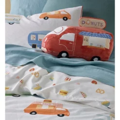 Milkshake Food Truck Festival Quilt Cover Set White -Sheridan Sales Store unnamed file 437