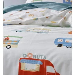 Milkshake Food Truck Festival Quilt Cover Set White -Sheridan Sales Store unnamed file 438