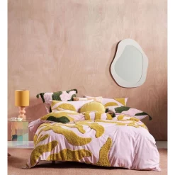 Linen House Eve Quilt Cover Set In Pink