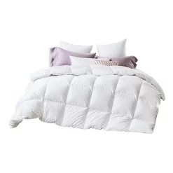 Giselle Bedding King Size Duck Down Quilt In White