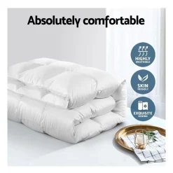 Giselle Bedding King Size Duck Down Quilt In White 9 Giselle Bedding King Size Duck Down Quilt In White -Sheridan Sales Store unnamed file 454