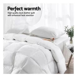 Giselle Bedding King Size Duck Down Quilt In White 10 Giselle Bedding King Size Duck Down Quilt In White -Sheridan Sales Store unnamed file 455