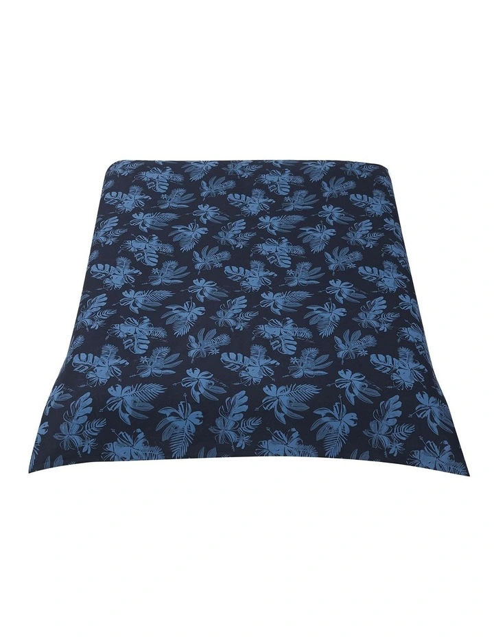 Tommy Hilfiger Hibiscus Floral Quilt Cover Set In Blue 6 Tommy Hilfiger Hibiscus Floral Quilt Cover Set In Blue - Image 4