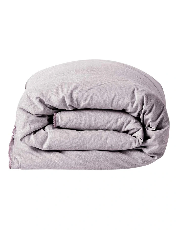 Aura Home Chambray Fringe Bedlinen Collection In Lilac 4 Aura Home Chambray Fringe Bedlinen Collection In Lilac - Image 2