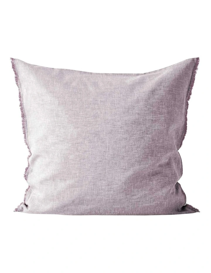 Aura Home Chambray Fringe Bedlinen Collection In Lilac 6 Aura Home Chambray Fringe Bedlinen Collection In Lilac - Image 4