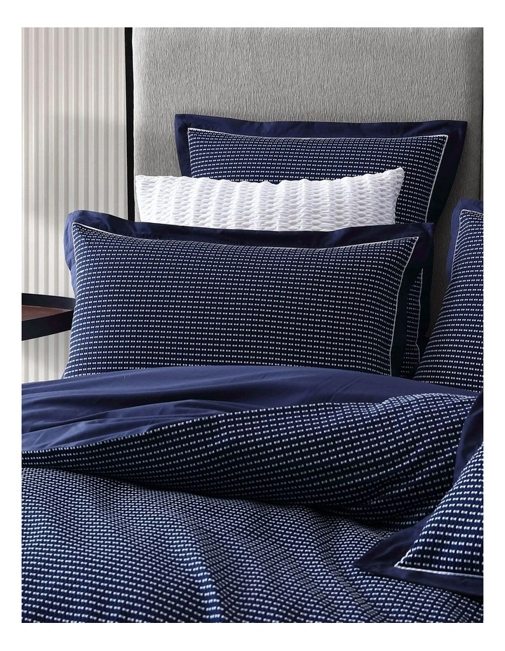 Private Collection Everton Navy Quilt Cover Set 5 Private Collection Everton Navy Quilt Cover Set - Image 3