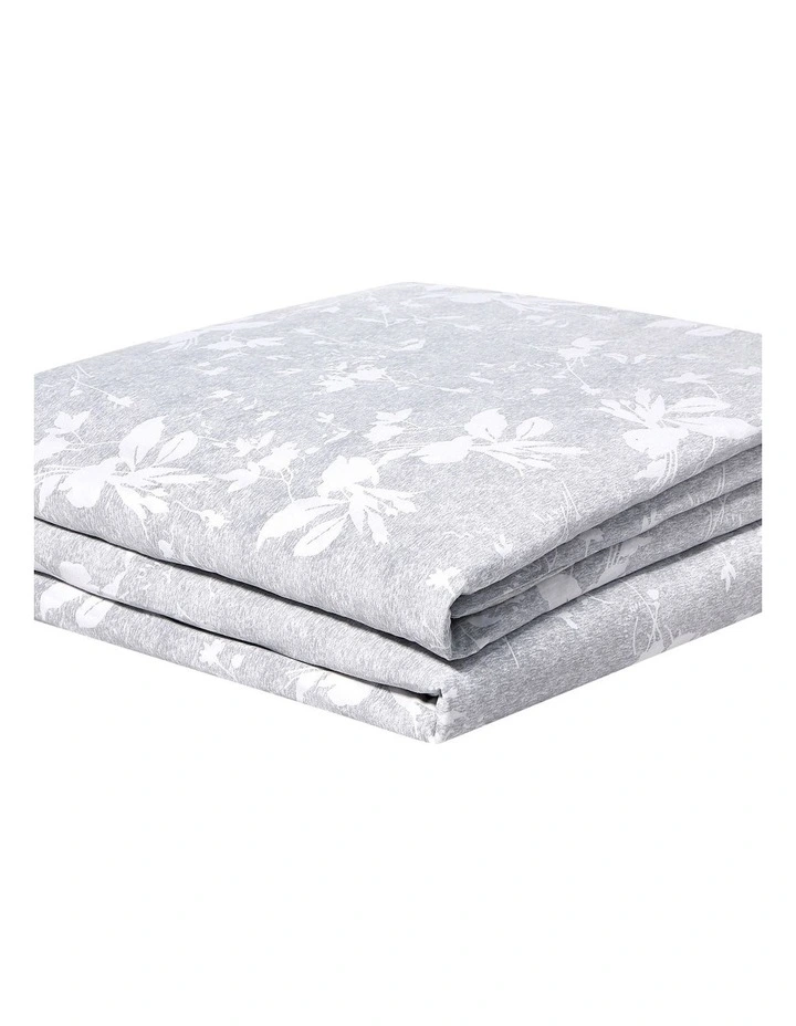 Calvin Klein Floral Print Quilt Cover In Pewter 6 Calvin Klein Floral Print Quilt Cover In Pewter - Image 4