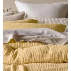 Australian House & Garden Alawa Cotton Gauze Quilt Cover Set In Yellow 7 Australian House & Garden Alawa Cotton Gauze Quilt Cover Set In Yellow -Sheridan Sales Store unnamed file 494