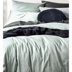 Alternative view of Aura Home Halo Organic Sateen Bedlinen Collection Mist