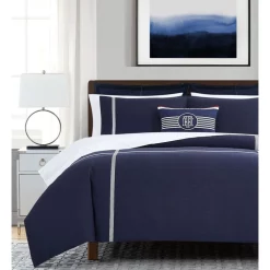 Tommy Hilfiger Woven Glen Quilt Cover Set In Plaid