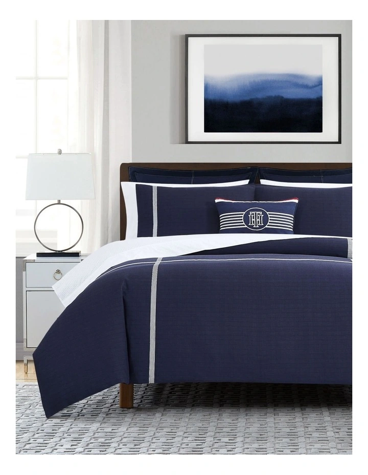 Tommy Hilfiger Woven Glen Quilt Cover Set In Plaid 3 Tommy Hilfiger Woven Glen Quilt Cover Set In Plaid