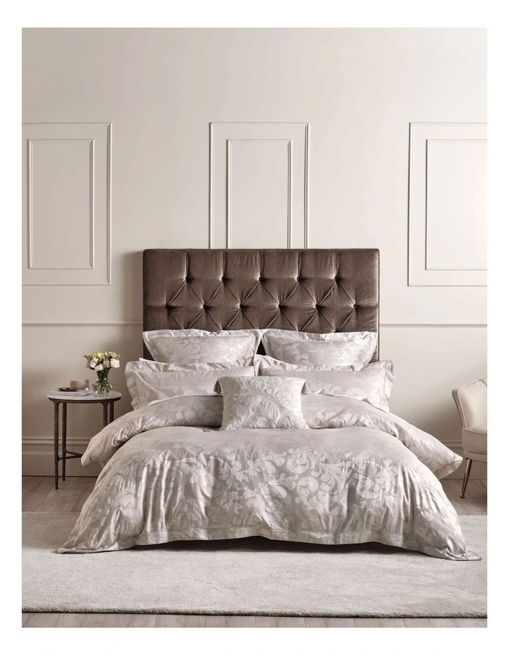 Grace By Linen House Verity Quilt Cover Set Gold 3 Grace By Linen House Verity Quilt Cover Set Gold