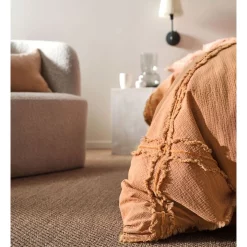 Linen House Heather Quilt Cover Set In Brandy Brown -Sheridan Sales Store unnamed file 585