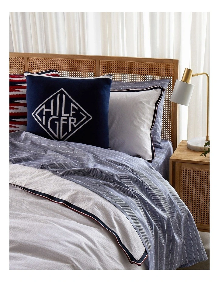 Tommy Hilfiger Mariner Quilt Cover Set In White 4 Tommy Hilfiger Mariner Quilt Cover Set In White - Image 2