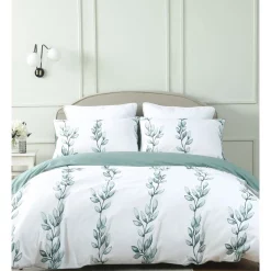 Martha Stewart Trellis Quilt Cover Set White/Green -Sheridan Sales Store unnamed file 601