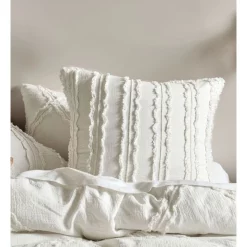 Linen House Heather Quilt Cover Set White -Sheridan Sales Store unnamed file 608