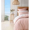 Australian House & Garden Sandy Cape Washed Belgian Linen Quilt Cover Set Pink 2 Australian House & Garden Sandy Cape Washed Belgian Linen Quilt Cover Set Pink -Sheridan Sales Store unnamed file 609