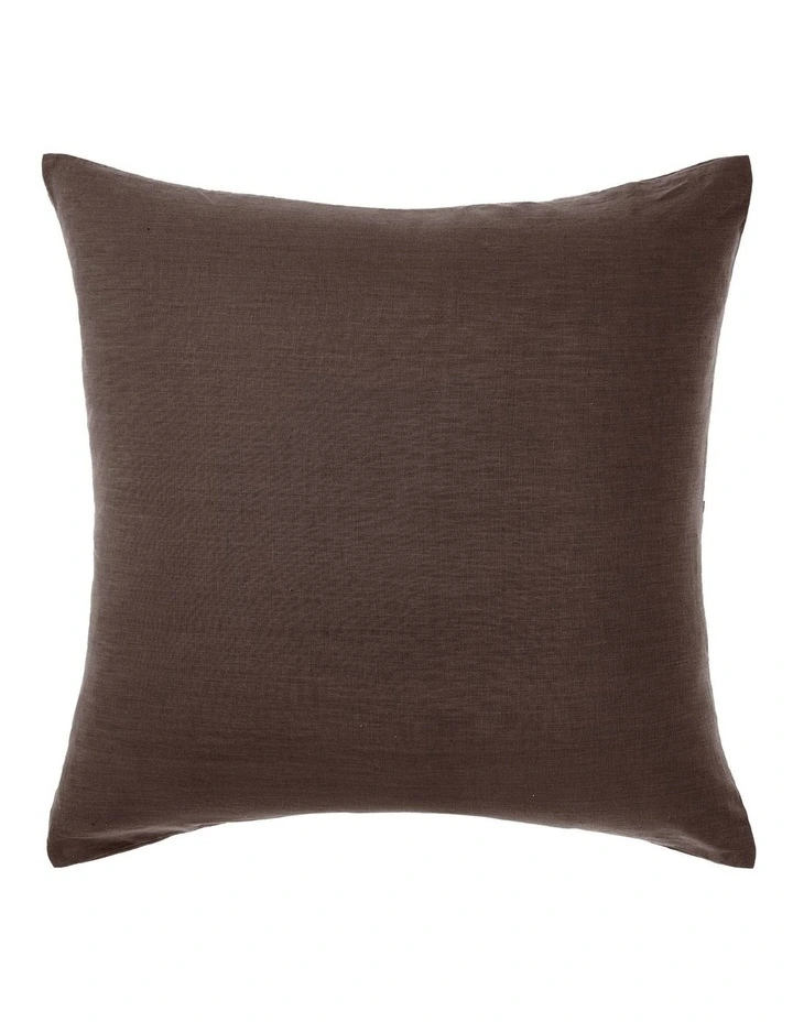 Linen House Nimes Linen Quilt Cover Set In Espresso 7 Linen House Nimes Linen Quilt Cover Set In Espresso - Image 5